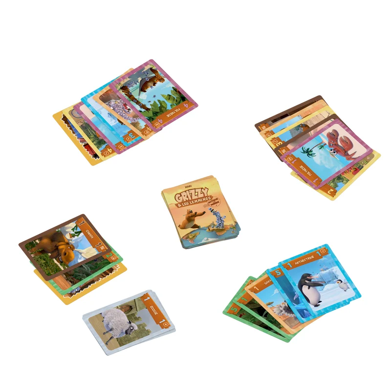 Grizzy & Lemmings - Jeu des 7 familles