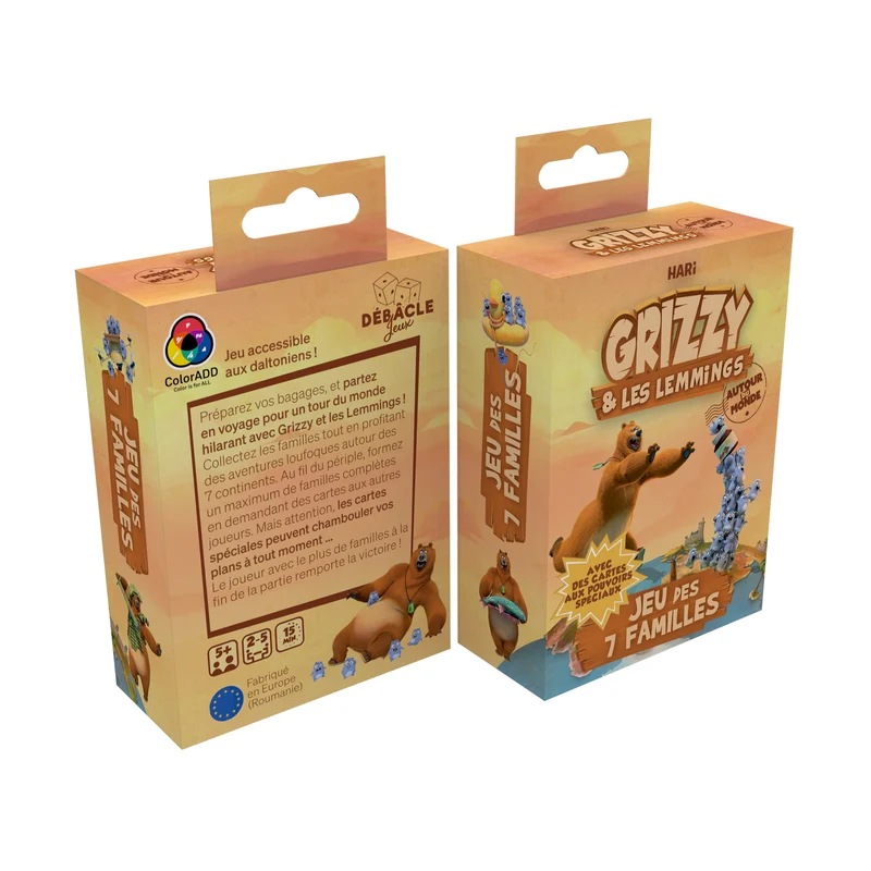Grizzy & Lemmings - Jeu des 7 familles
