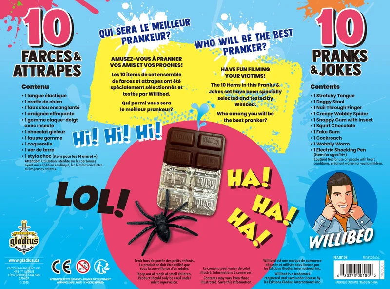 Willibed - 10 farces & attrapes