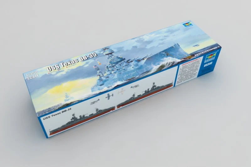 Modèle à coller uss texas bb-35 1/350