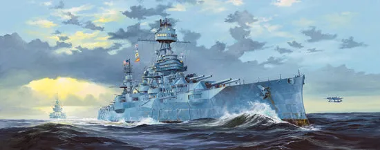 Modèle à coller uss texas bb-35 1/350