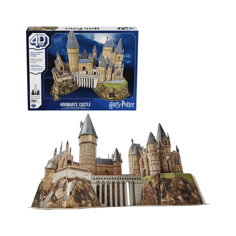 4D Build - Château de Poudlard | Hogwarts Castle (209 pcs)