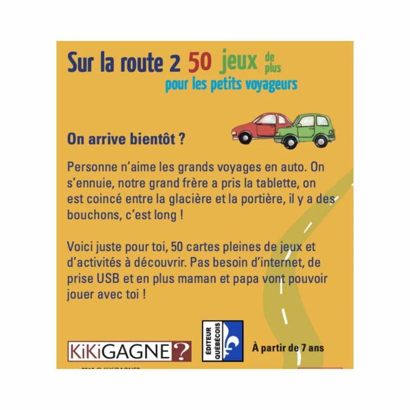 Sur la route 2 - 50 Jeux pour petits voyageurs (FR)