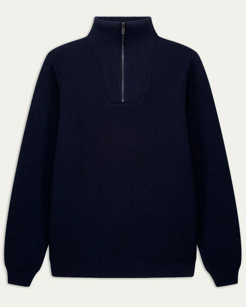 Nitto Knitwear - Pull Youri Camionneur - Marine