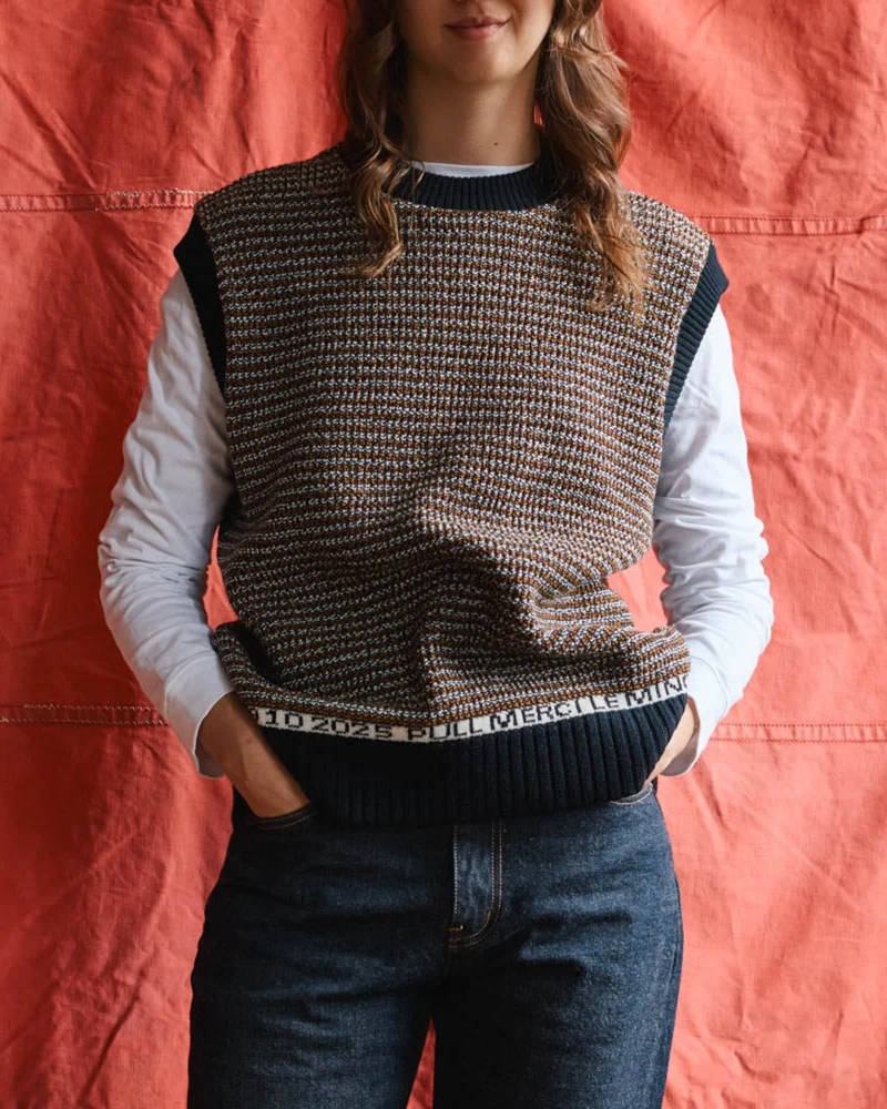 Merci x Le Minor - Pull Malo - Marine
