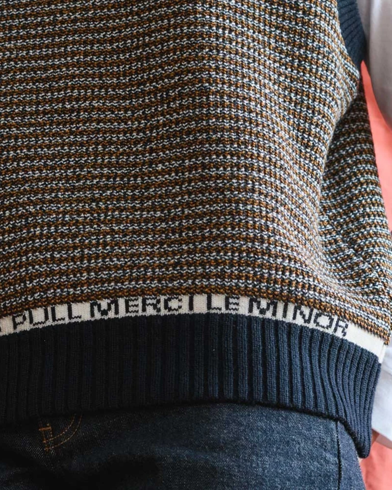 Merci x Le Minor - Pull Malo - Marine
