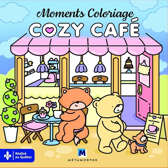 Moments Coloriage - Cozy café