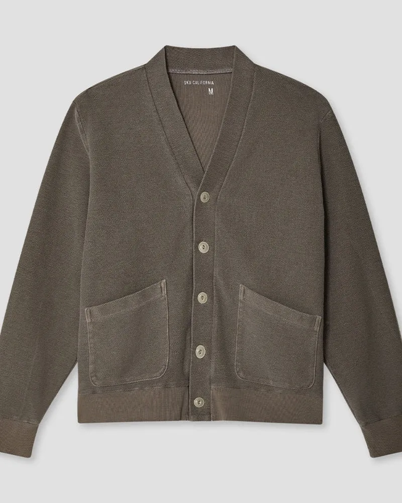 Save Khaki United - Cardigan Terry - Mocha