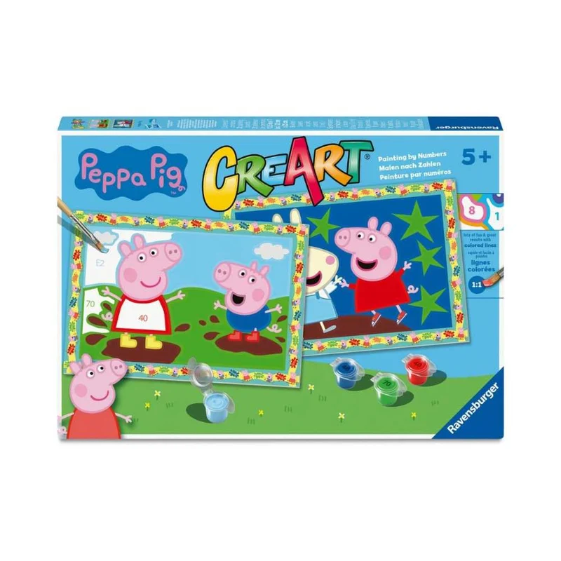 Creart : Peppa Pig - 2 images (32x22 cm)
