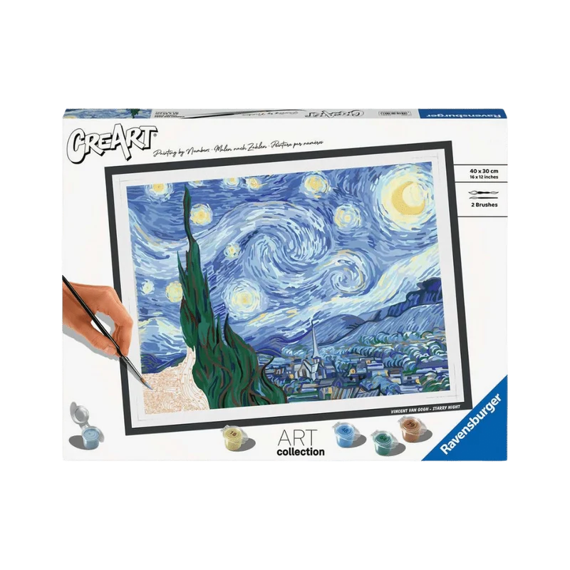 CreArt: Van Gogh - The Starry Night (30x40 cm)