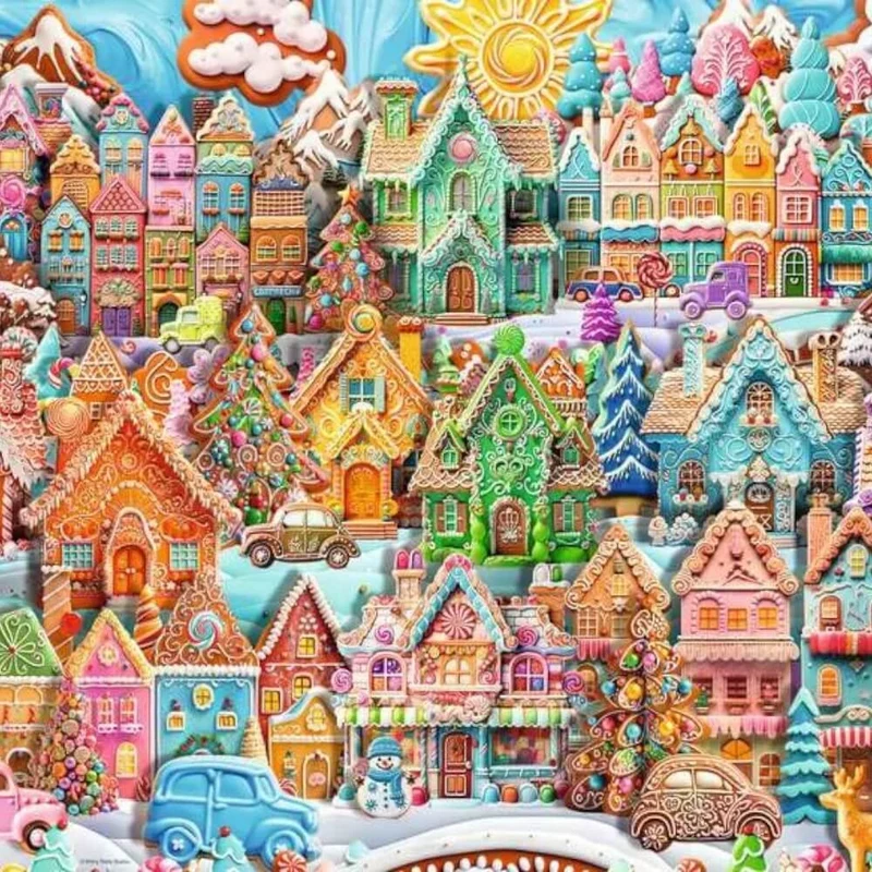 Christmas Cookie Village (1000 pcs)
