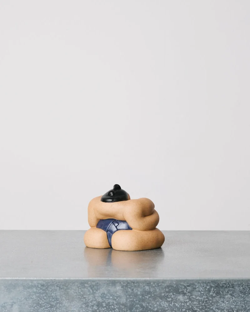 Ceramic Japan - Figurine Sumo Agura