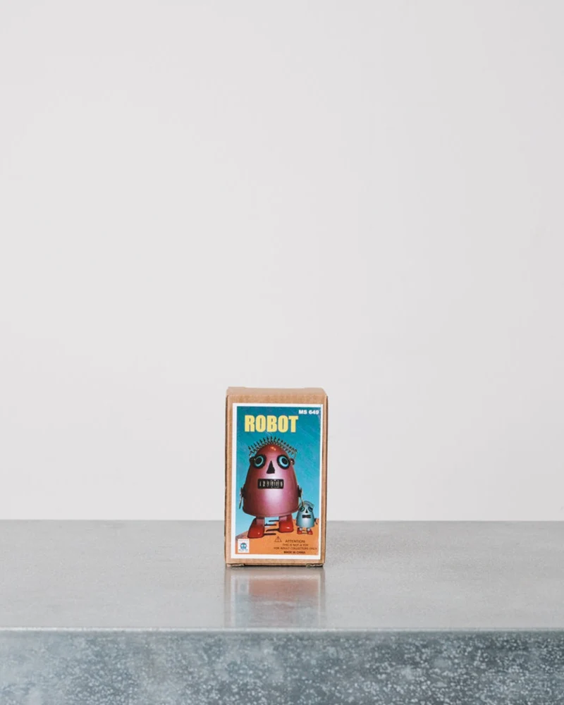Die Blechfabrik - Robot Oeuf - Bleu