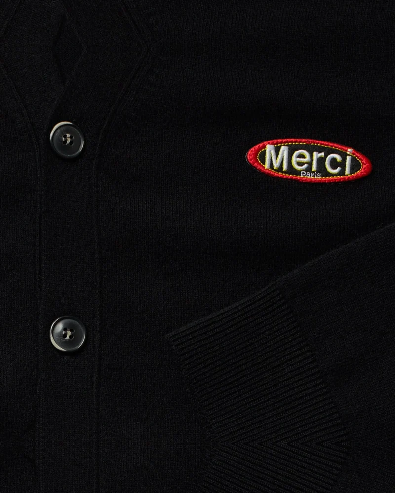 Merci - Cardigan Charlie - Noir