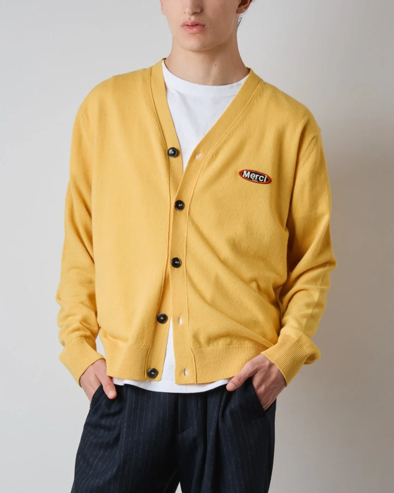 Merci - Cardigan Charlie - Jaune
