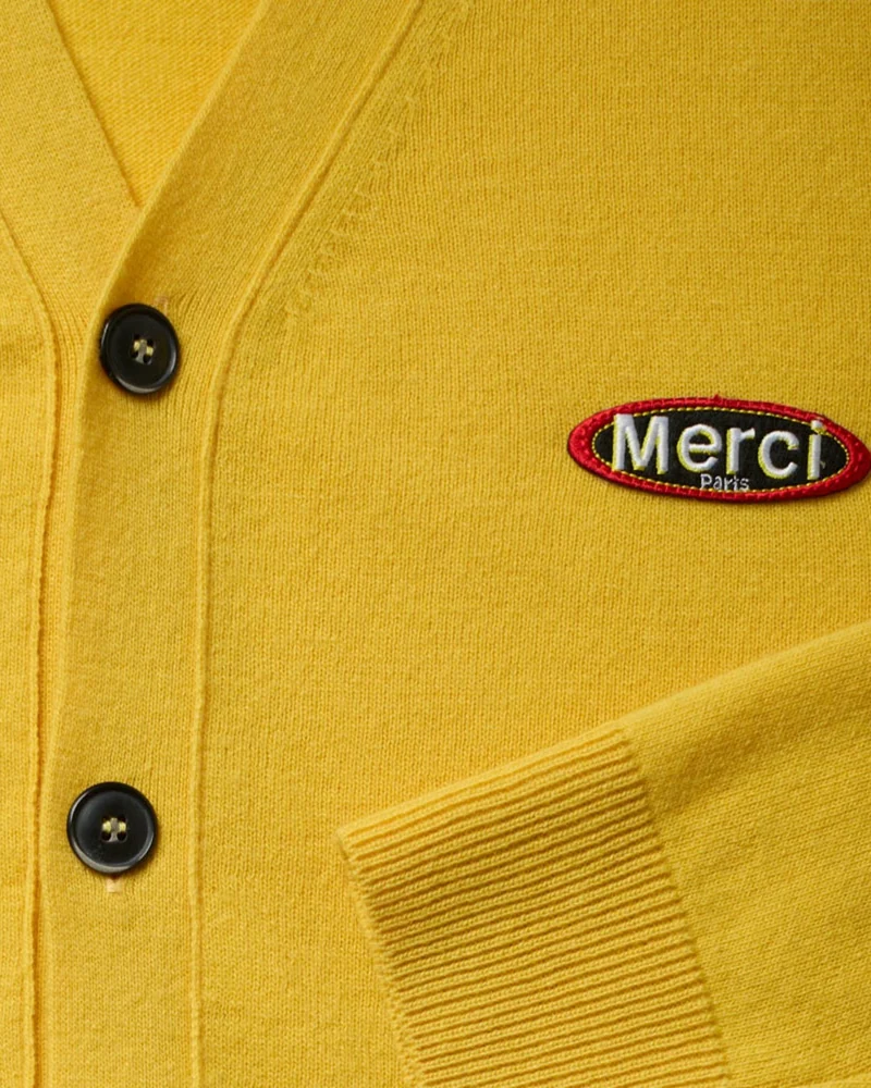 Merci - Cardigan Charlie - Jaune