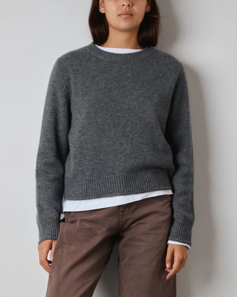 Merci - Pull Charlotte - Gris Foncé