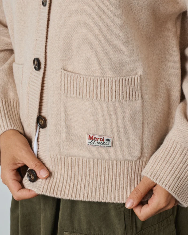 Merci - Cardigan Juliette - Blanc Cassé