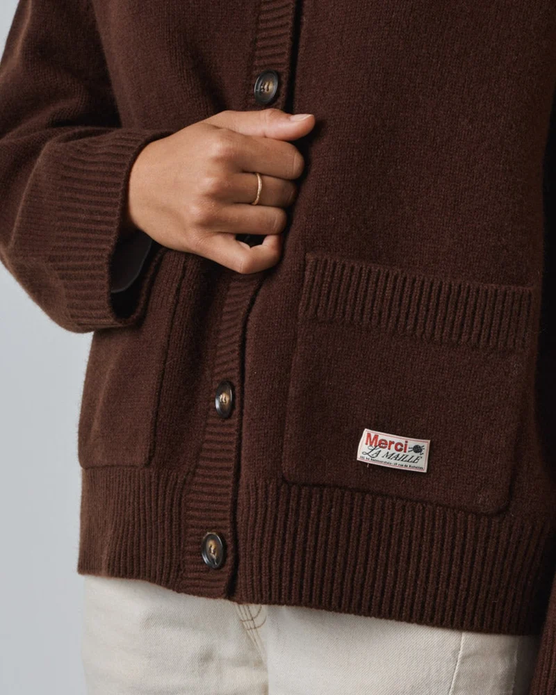 Merci - Cardigan Juliette - Marron