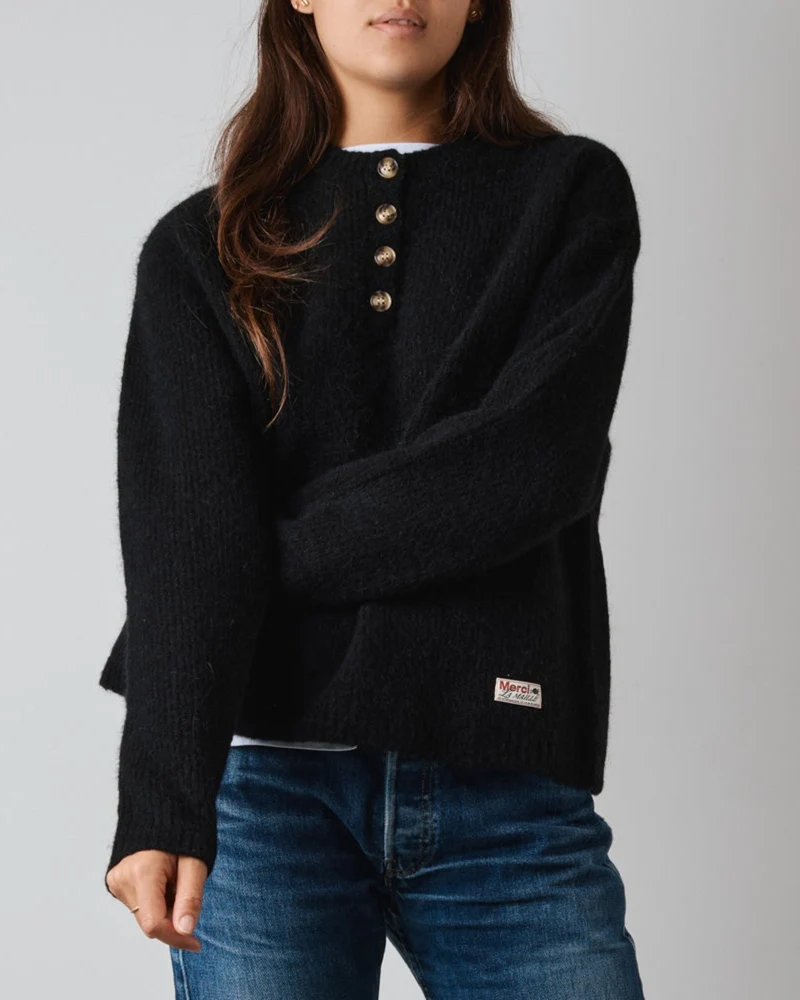 Merci - Pull Solange - Noir