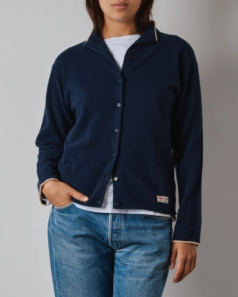 Merci - Gilet Iris - Bleu