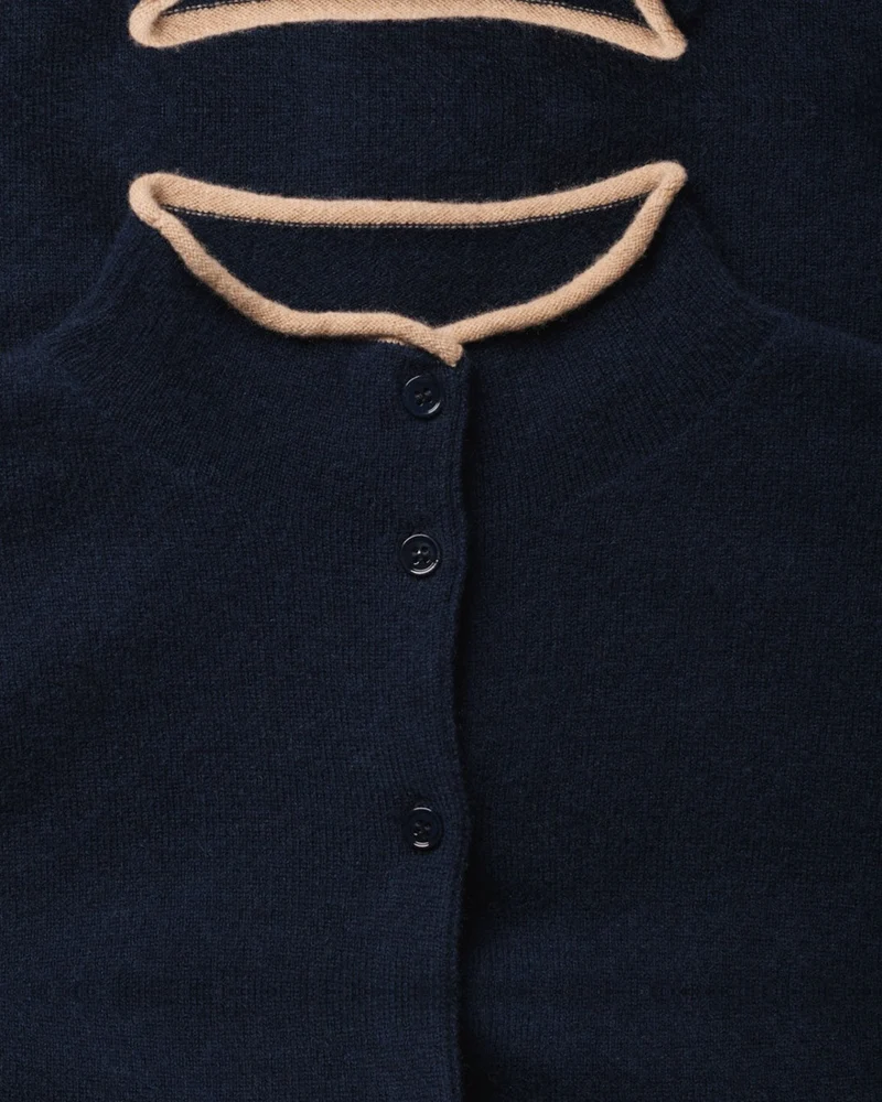 Merci - Gilet Iris - Bleu