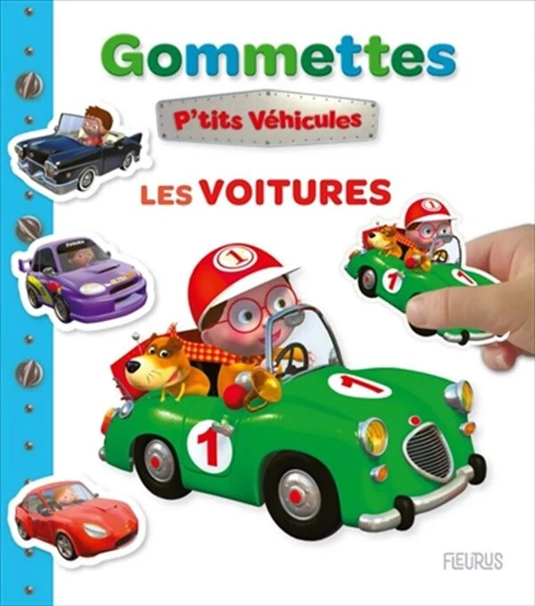 P'tits véhicules gomettes - Les voitures