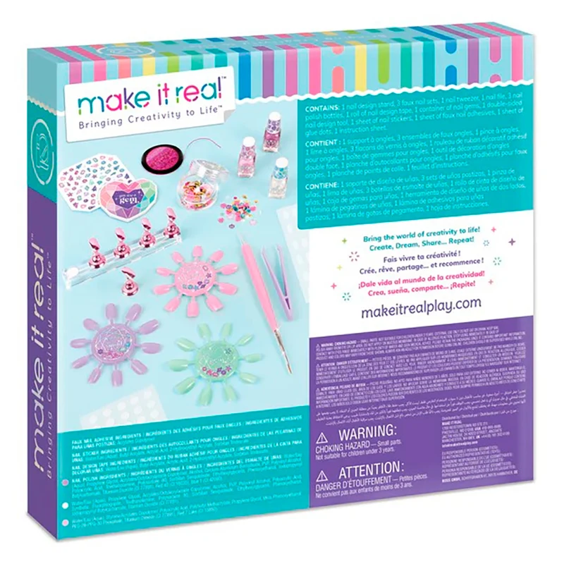 Ensemble scintillant pour les ongles