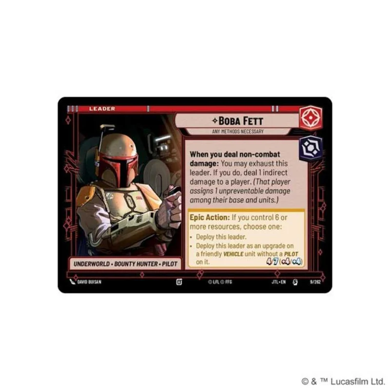 Star Wars: Unlimited - Jump to Lightspeed - Spotlight Deck: Boba Fett (EN)