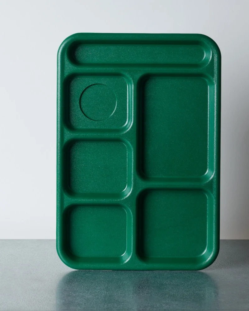 Cambro - Plateau À Compartiments - Vert Fôret