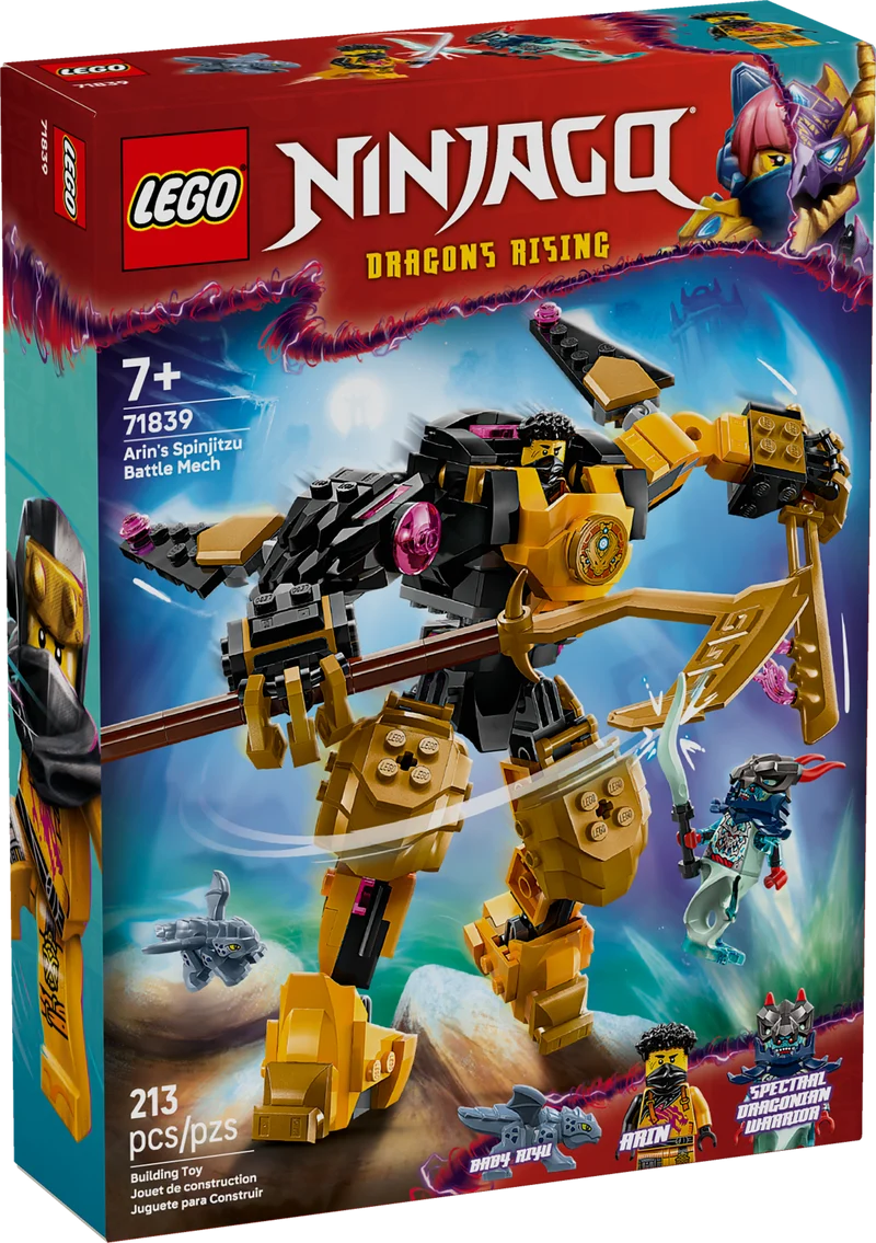 Le robot de combat de Spinjitzu d’Arin
