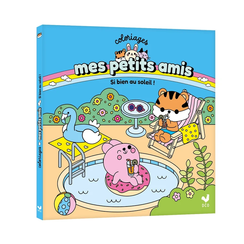 Coloriages mes petits amis - Si bien au soleil !