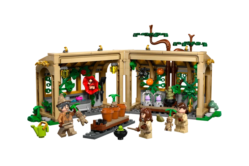Le château de Poudlard : le cours de botanique