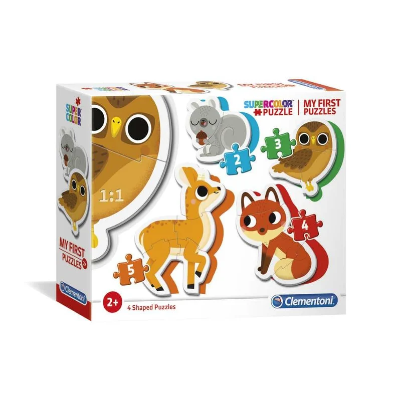 My First Puzzles - Animaux forêt | Forest Animals (2, 3, 4 & 5 pcs)