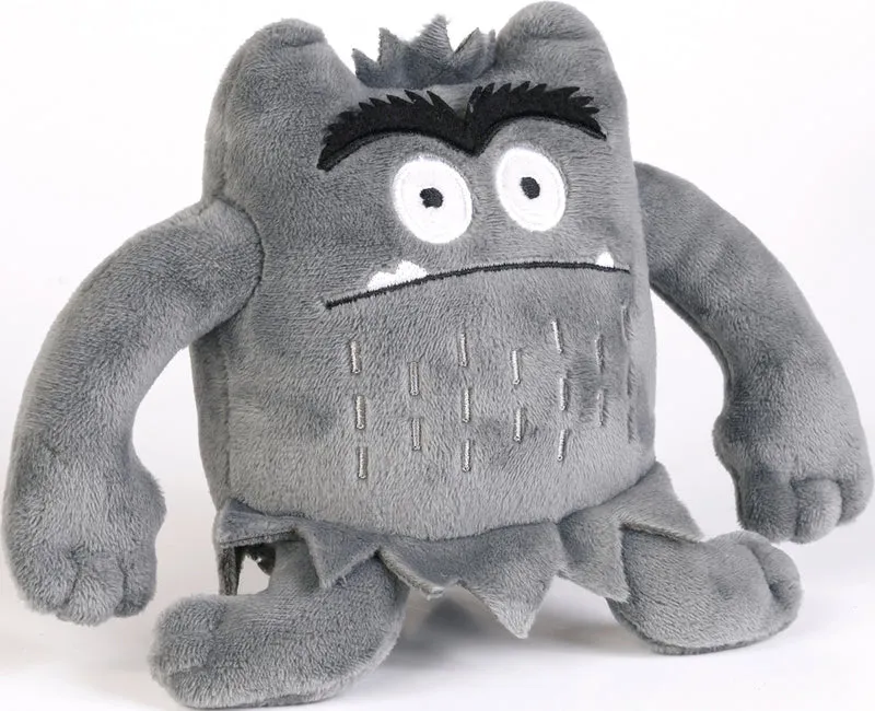 La Couleur des émotions mini peluche monstre grise