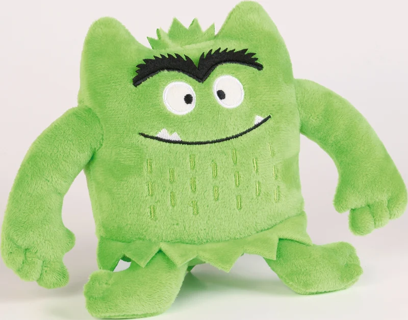 La Couleur des émotions mini peluche monstre verte