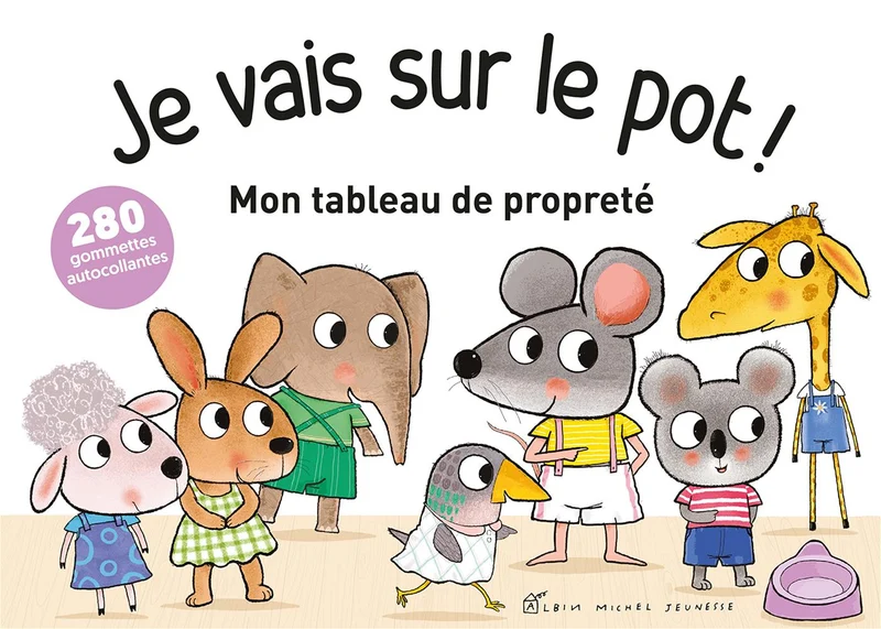 Je vais sur le pot Mon tableau de propreté