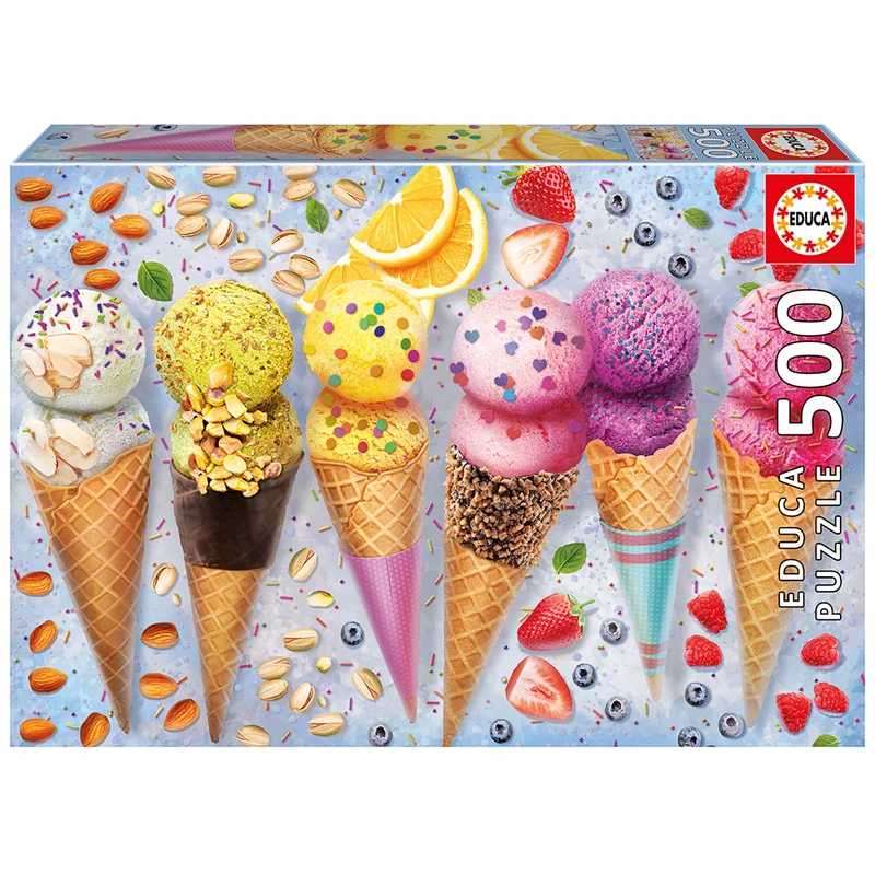 Crème glacée, 500 pièces