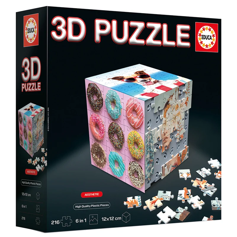 3D Puzzle Cube - Aesthetic