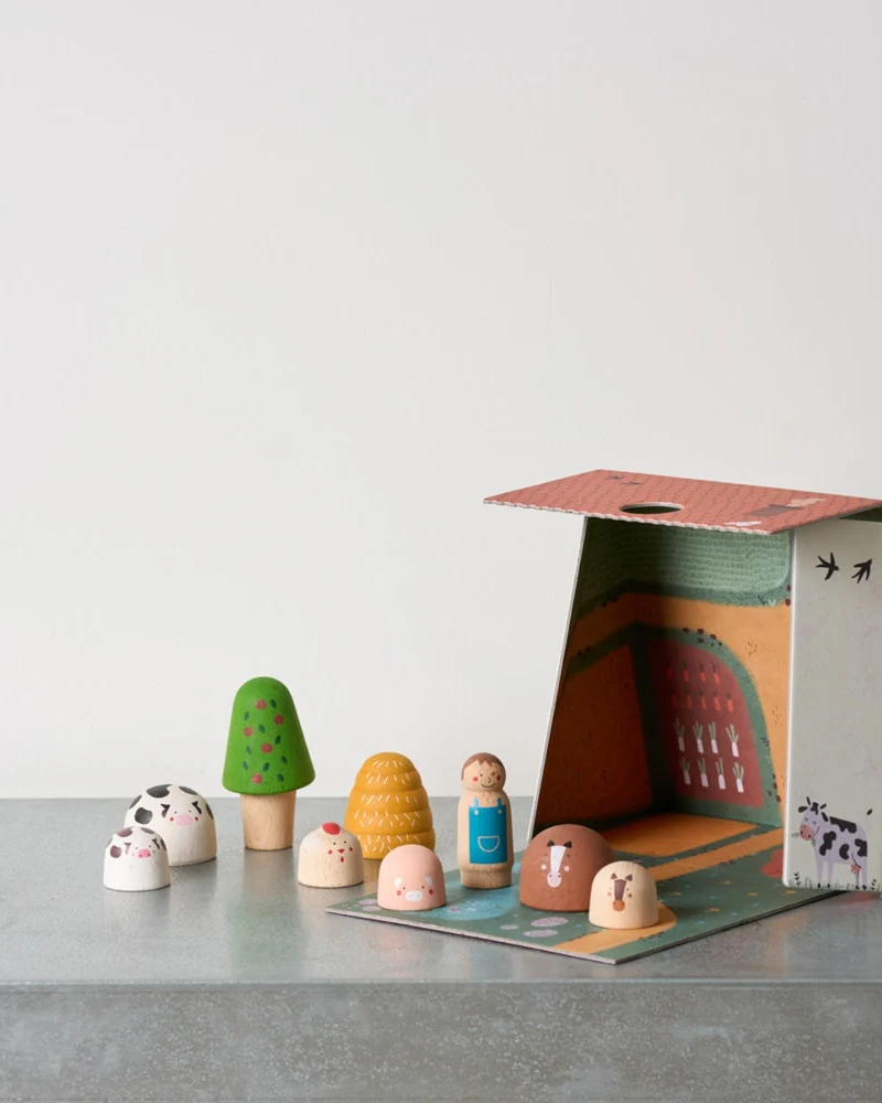 Londji - Jeu Wooden World Farm