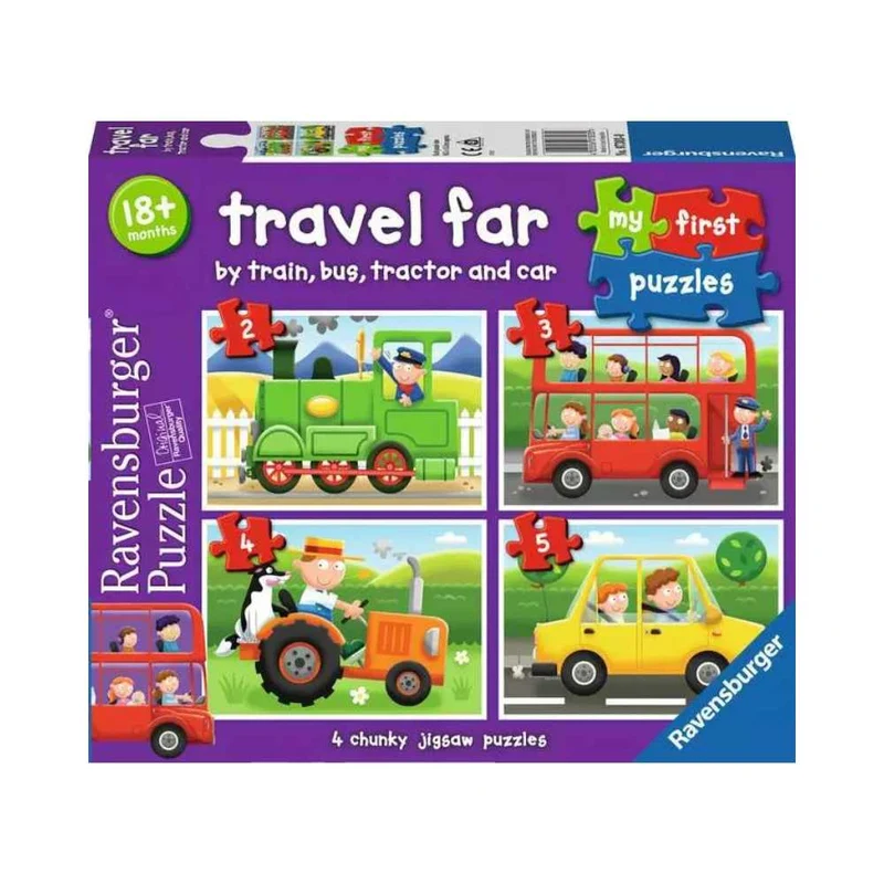 My First Puzzles - Travel Far (2, 3, 4 & 5 pcs)