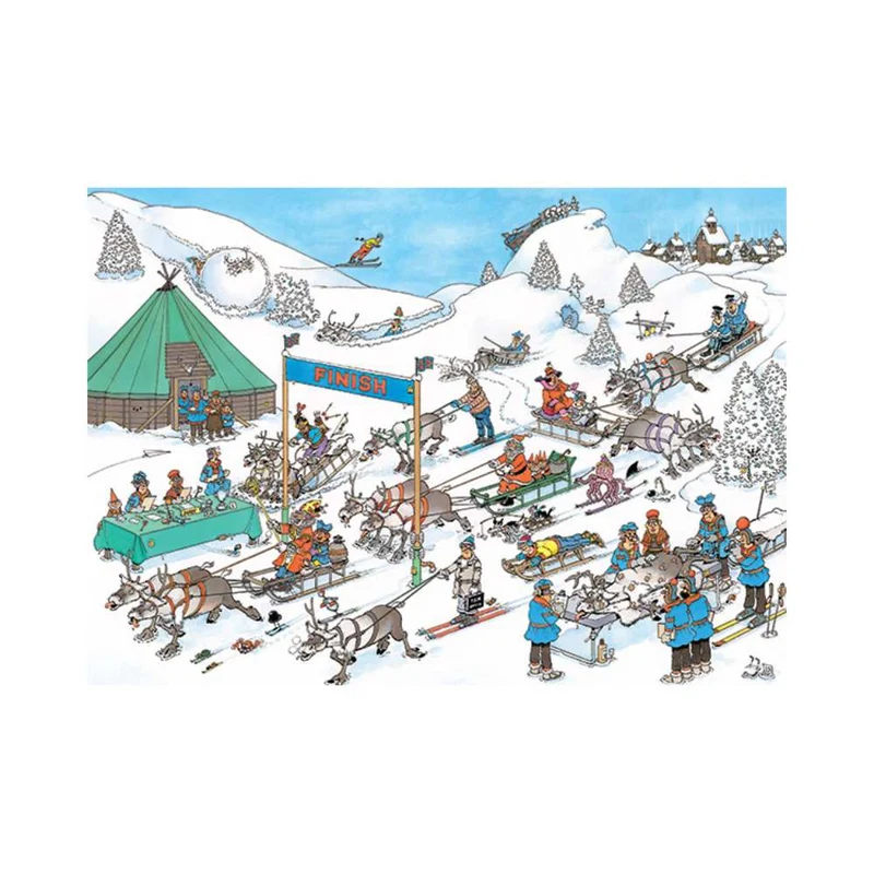 La course de rennes, JvH (500 pcs)