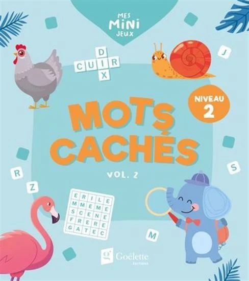 Mots cachés Niveau 2 Volume 02