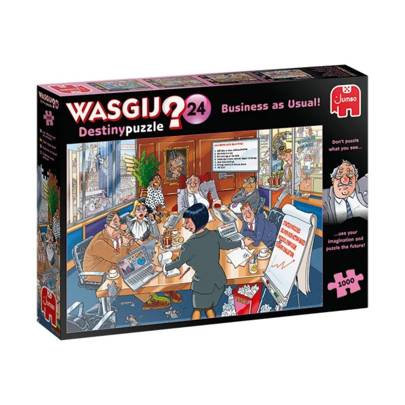 Wasgij Destiny #24 - Les affaires sont les affaires | Business as Usual! (1000 pcs)