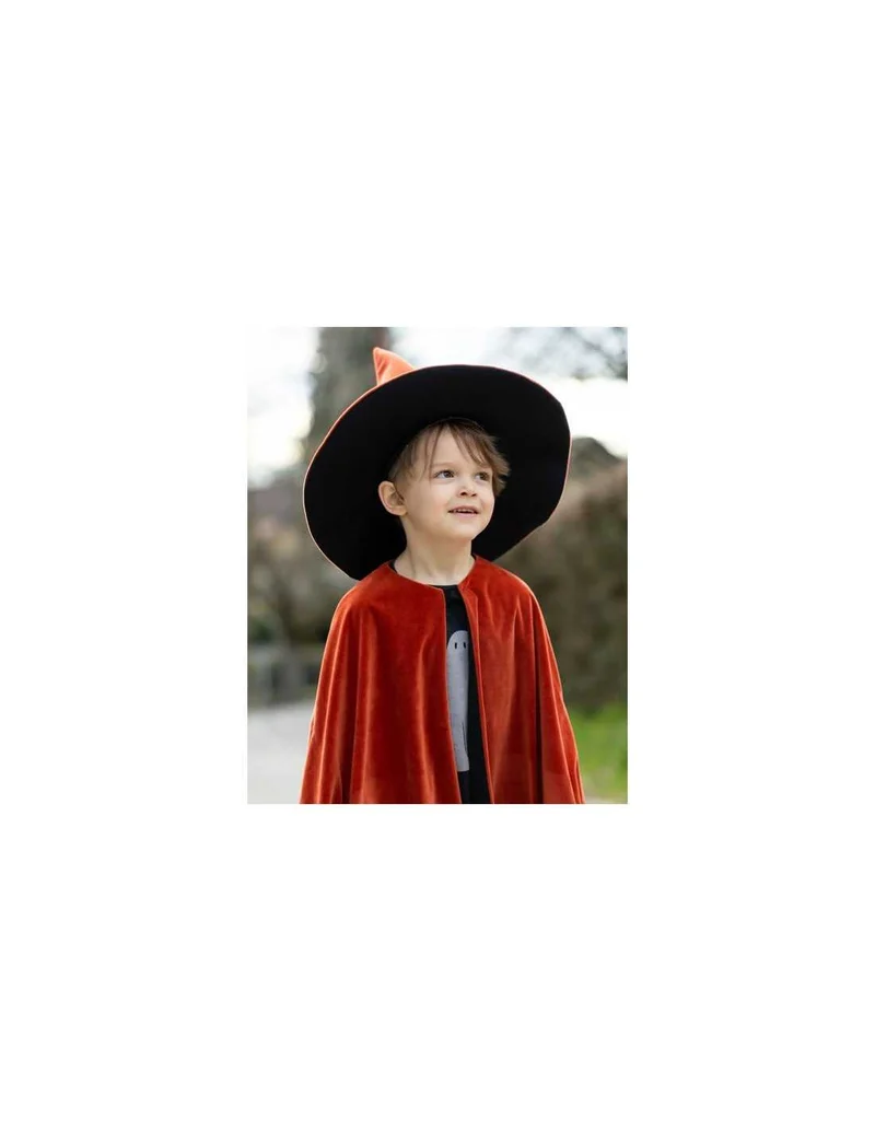 Cape et chapeau de sorcier 2-7 ans