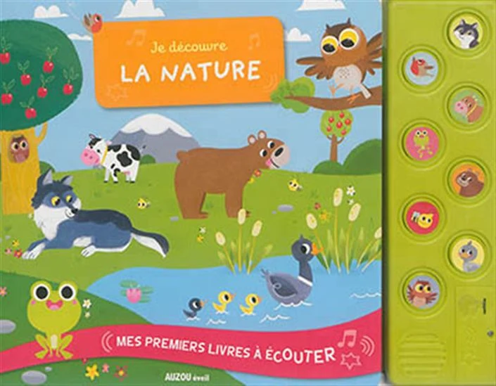 Je découvre la nature Livre sonore
