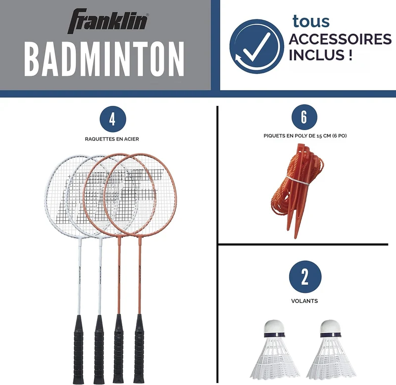 Ensemble de Badminton