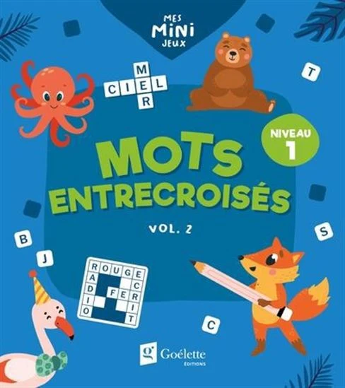 Mots entrecroisés 02 Niveau 1