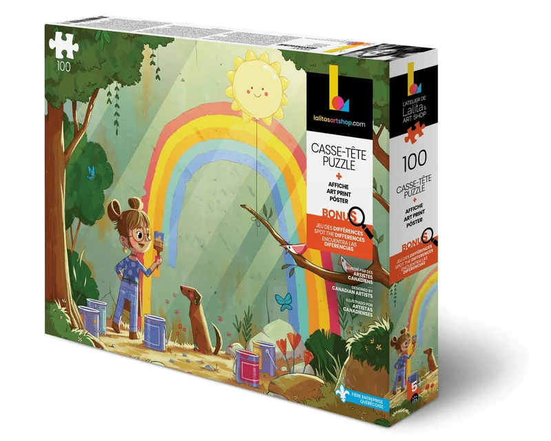 Multicolore Painting Rainbows (100 pcs XXL)