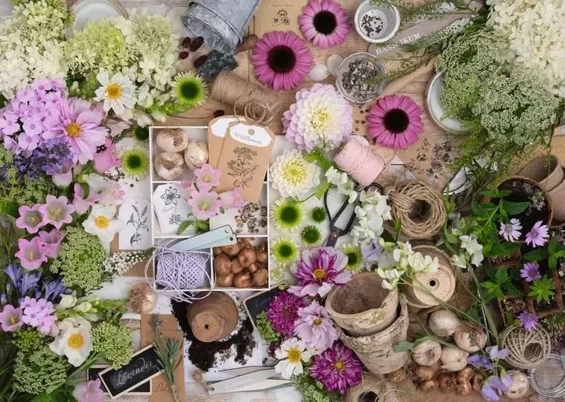 Colorful Floral Love (1000 pcs)